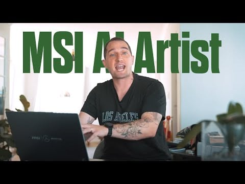 Unleash Your Creativity! MSI AI Artist on Your New Laptop [2024]