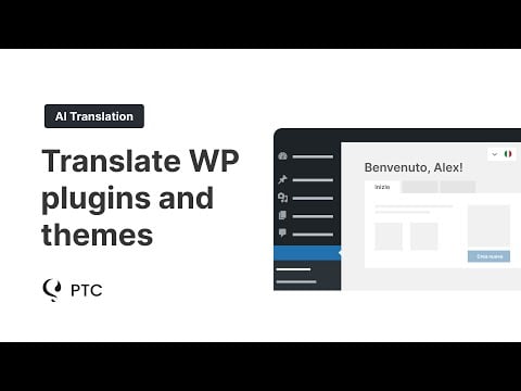 AI Translation for WordPress Themes and Plugins