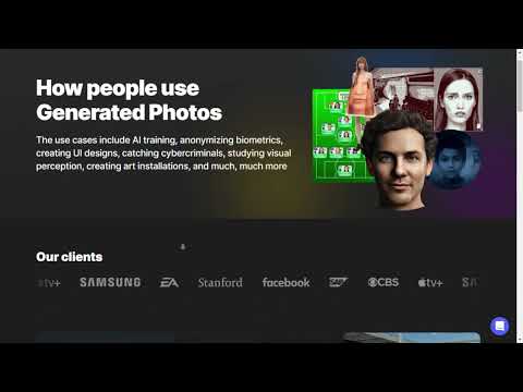 Generated Photos: Unique, worry-free model photos 🤖 AI-based tool review, tutorial