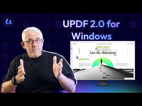 UPDF 2.0 for Windows: The Best AI PDF Editor with Smart AI, Editing, Converting & More