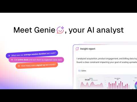 Ask Your Data Anything with Genie, Your AI Analyst