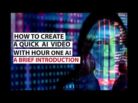 How To Create A Quick Ai Video With Hour One Ai - A Brief Introduction