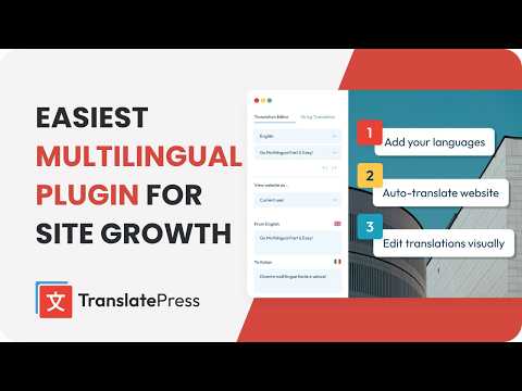 TranslatePress Multilingual - The Easiest Plugin for WordPress Translation That Anyone Can Use