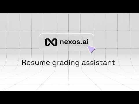 nexos.ai Resume Grading Assistant: AI-Powered CV Review Made Easy