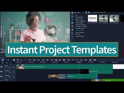 VideoStudio Instant Project Templates