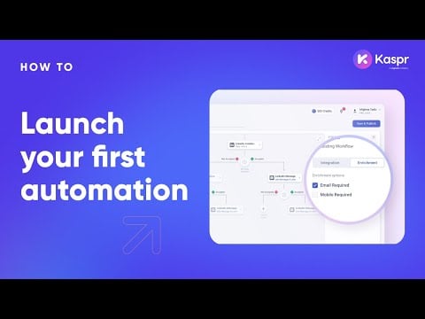 How to: Launch your first automation