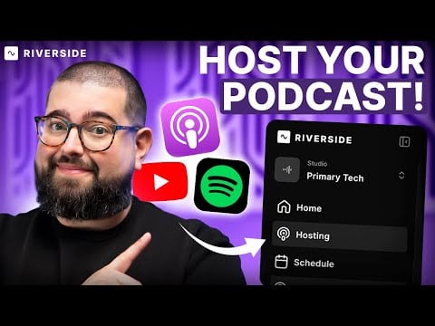🎙️ How to Host Your Podcast with Riverside!