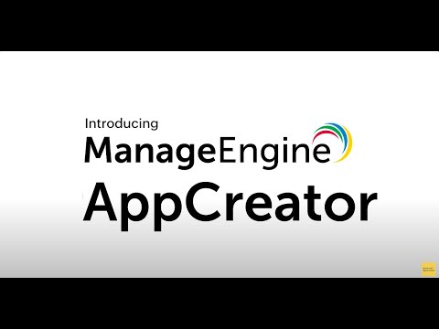 ManageEngine AppCreator | An on-premise low-code application development platform for enterprises