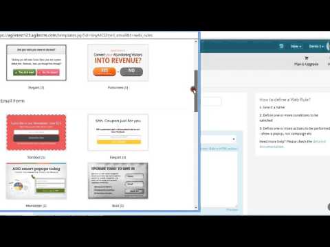 Agile CRM : Web Rules to Engage Your Website Visitors