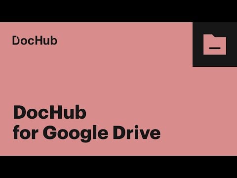 How to Connect DocHub to Google Drive