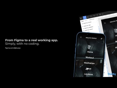 Figma to working responsive web app & native native - nocode - Preview 4