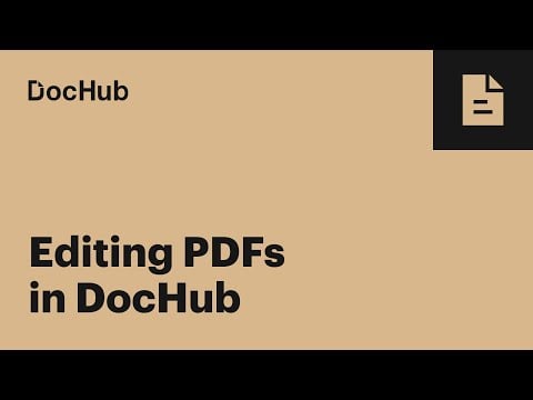 How to Edit Documents in DocHub