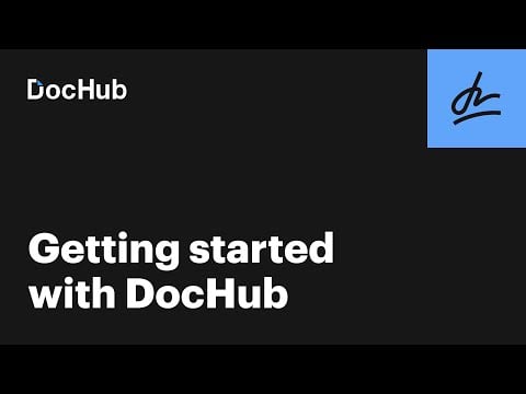 Getting Started with DocHub
