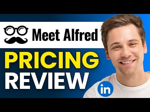 Meet Alfred Linkedin Automation Pricing Review 2025 (Which Plan is the Best?)