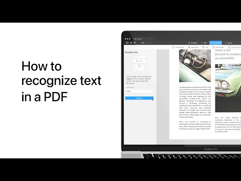 How to recognize text in a PDF using OCR