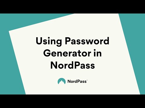 Using Password Generator in NordPass