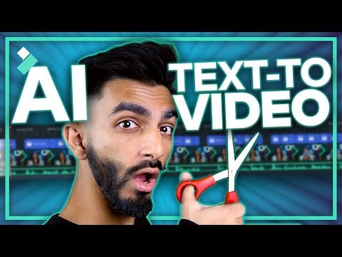 AI Text-Based Editing with Filmora 13