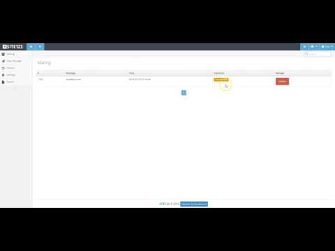 SITE123 - How to manage your mailing list