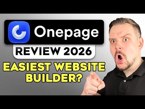 Onepage AI Review – 2026 | Forget WordPress: The Simplest Website Builder I’ve Ever Used