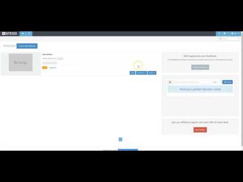 SITE123 - How to define store settings