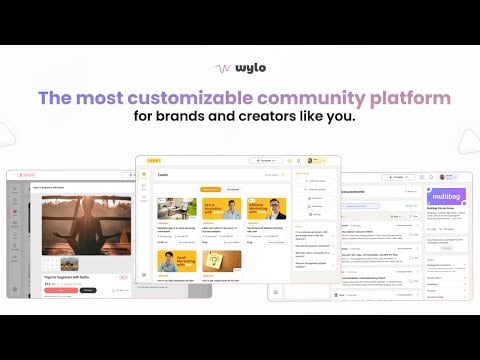 Wylo - A highly customizable community platform for brands and creators