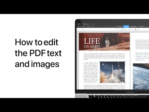 How to edit a PDF on Mac