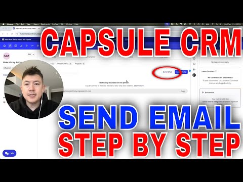 ✅  How To Send Email With Capsule CRM🔴