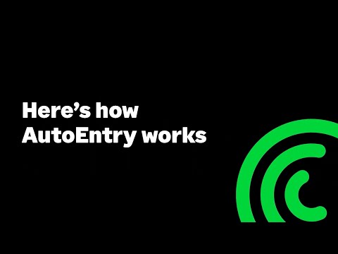 Here's how AutoEntry works