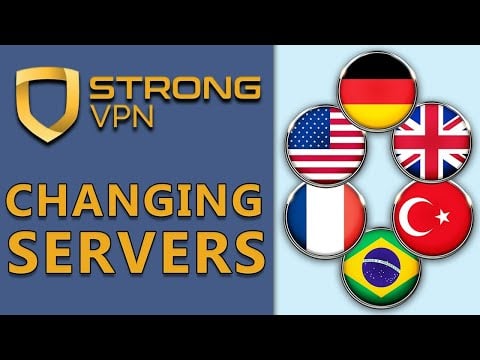 How to Change the server with the StrongVPN APP
