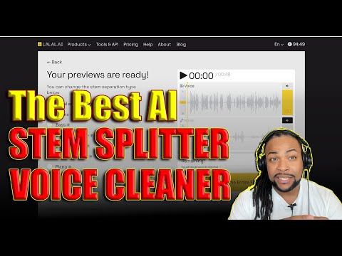 Lalal Ai - The BEST Stem Splitter and Voice Cleaner