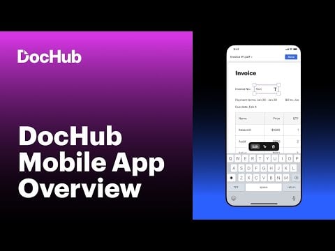 DocHub Mobile App: How to Manage Documents from Anywhere
