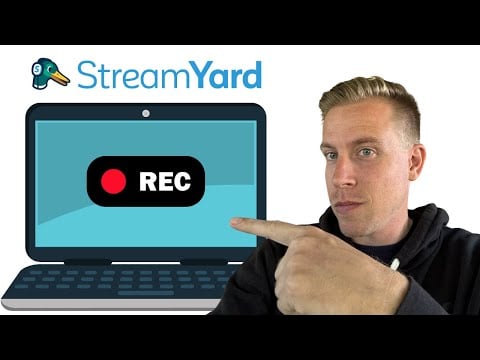 How to Record Video Without Going Live in StreamYard
