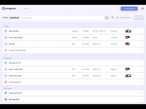 Stay Organized with Custom Folders in Your Mindgrasp Library!