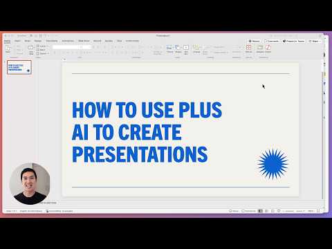 Plus AI Tutorial | How to create PowerPoint and Google Slides presentations using AI