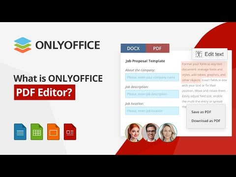 ONLYOFFICE Docs: PDF Editor