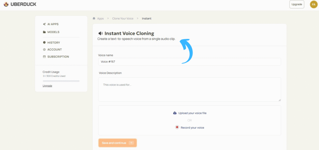 UberDuck AI Voice Cloning
