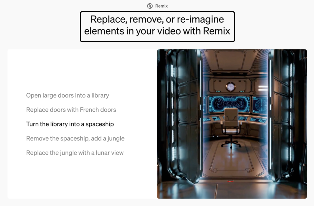 Remix in Sora
