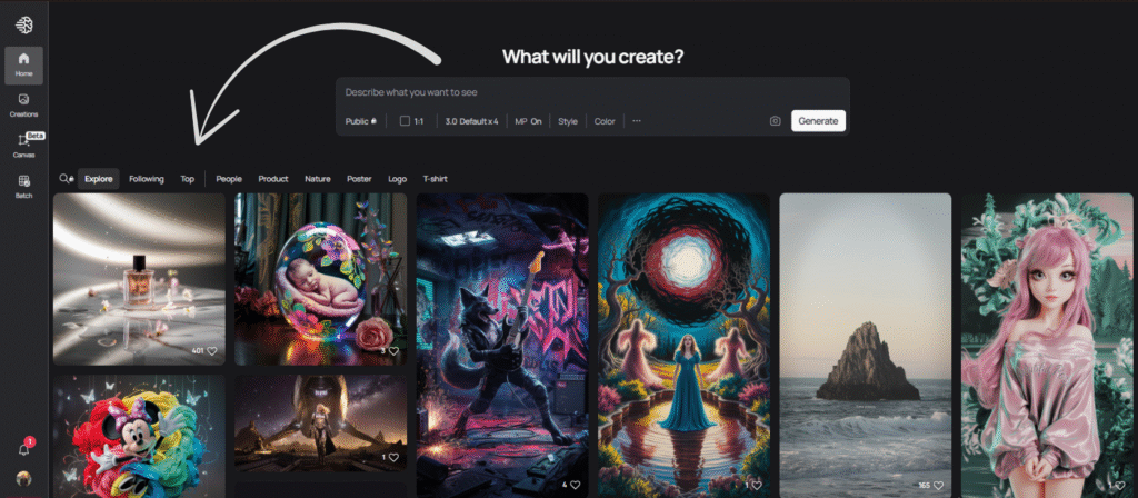 ideogram ai Homepage