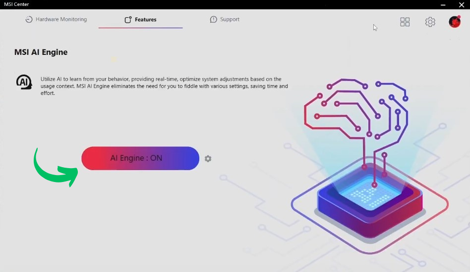 MSI AI Artist AI Engine