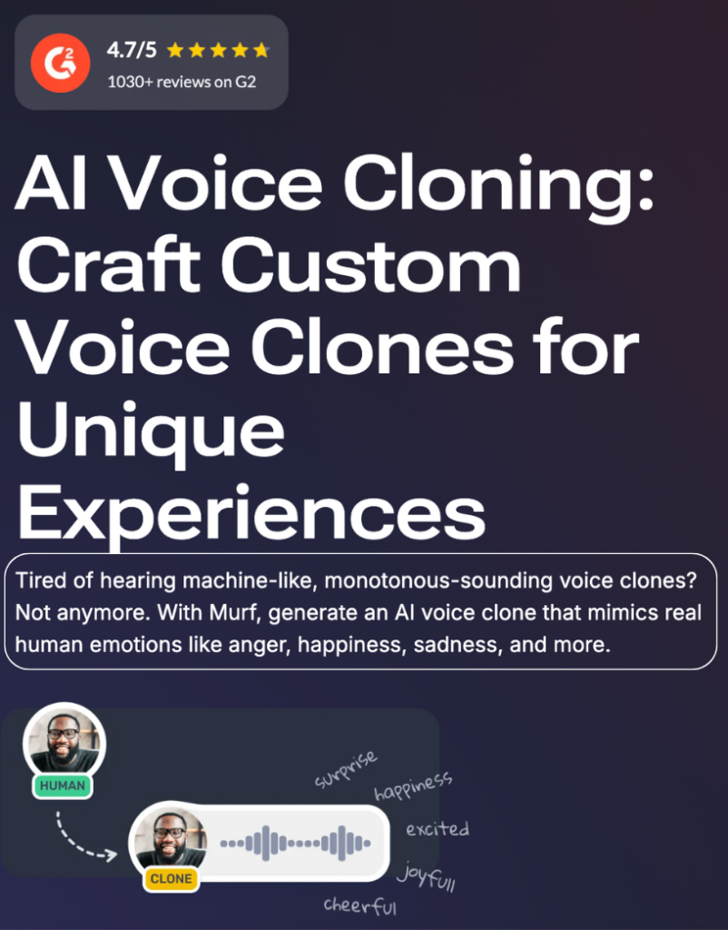 AI Voice Clonning of Murf AI