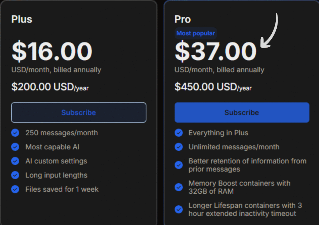 julius pricing