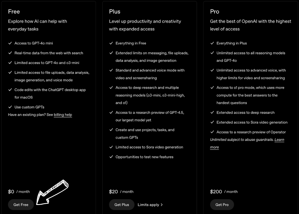 openai chatgpt pricing