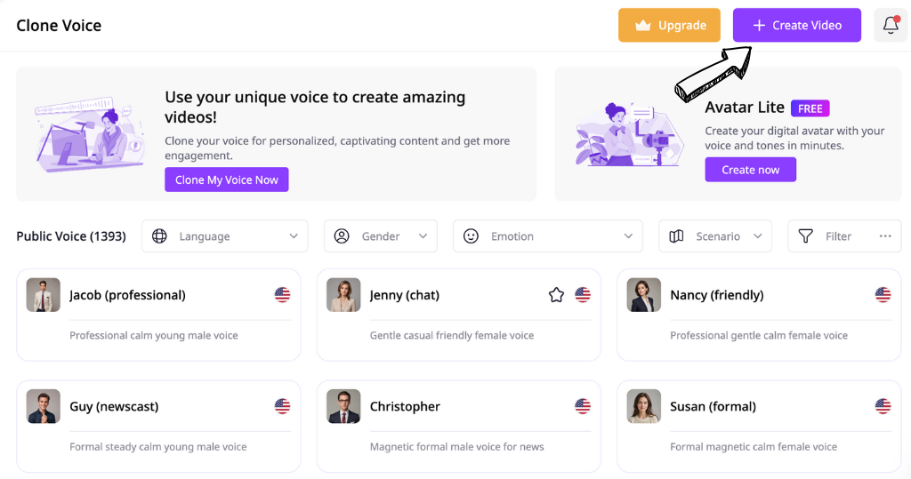 vidnoz Clone Voice