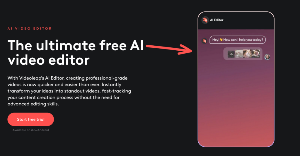 videoleap AI Video Editor