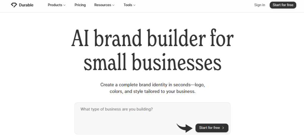 Durable AI Brand Builder