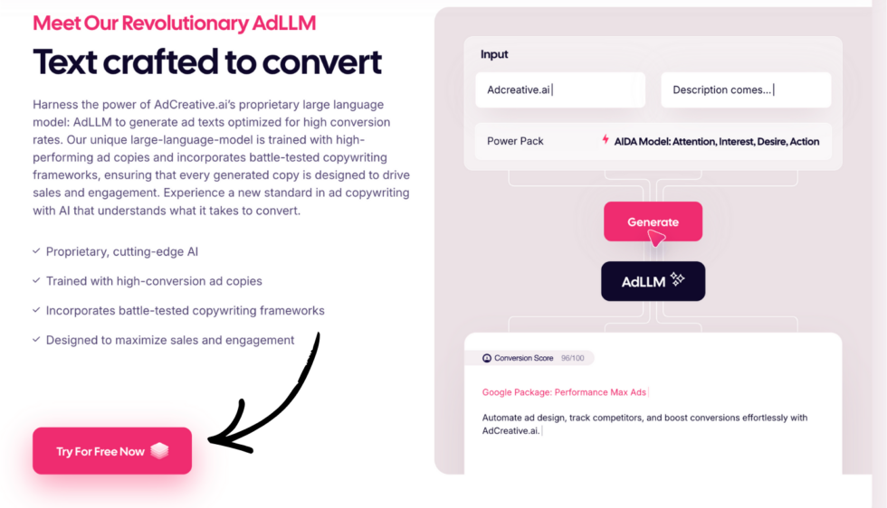 Adcreative AI Text Crafted to Convert