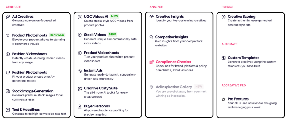 Adcreative AI Top Benefits