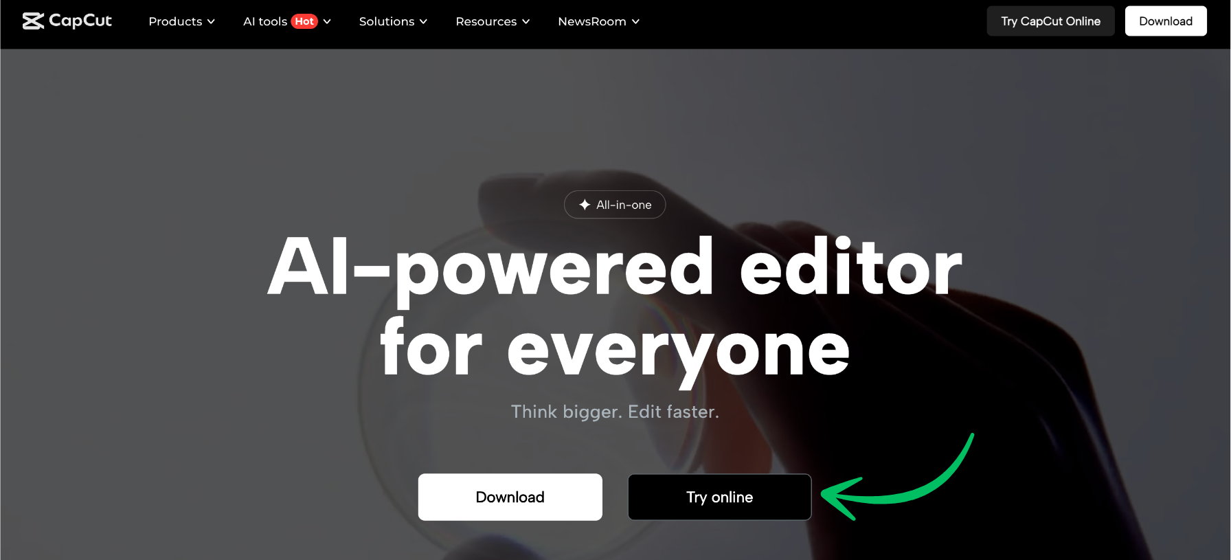 CapCut Review 2025: Is It Still the Best Free Video Editor? 3 capcut homepage