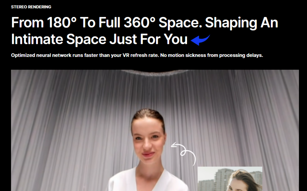 DeepSwap AI Stereo Rendering Image