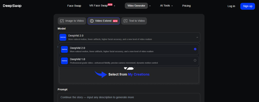 Deepswap Video Extender
